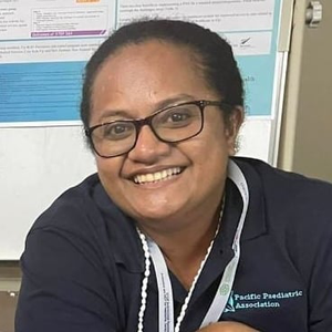 Dr Miriama Tukana Thaggard MMed (Paeds) (Paediatrician at Colonial War Memorial Hospital, Fiji)